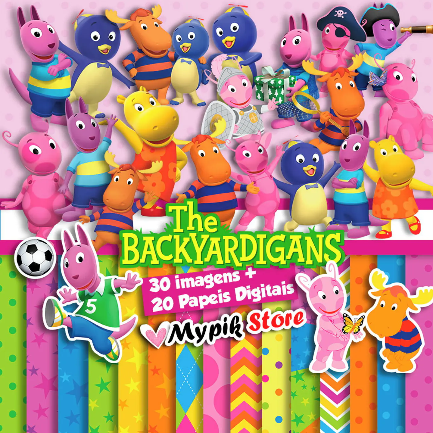 Kit Digital Los Backyardigans - Scrapbook 1