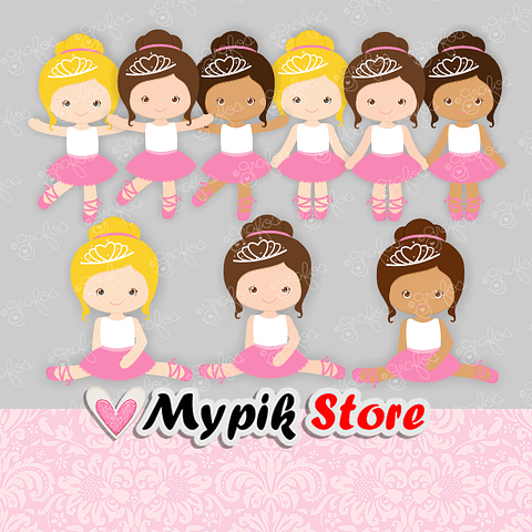 Kit digital princesa bailarina