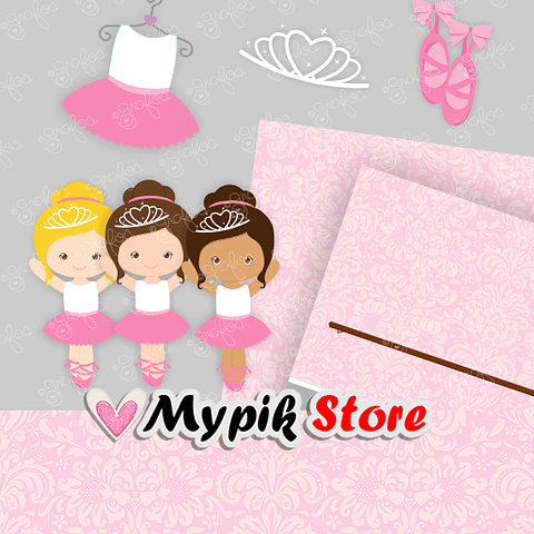 Kit digital princesa bailarina