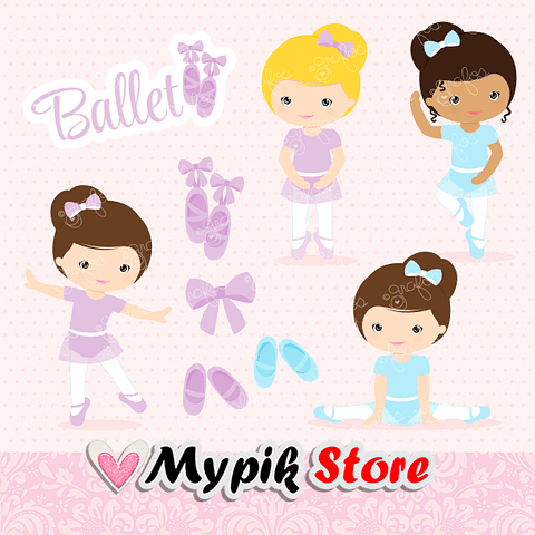 Kit Digital Princesas Bailarina