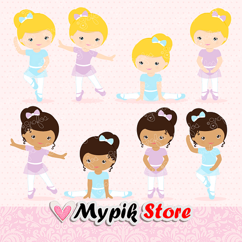 Kit Digital Princesas Bailarina