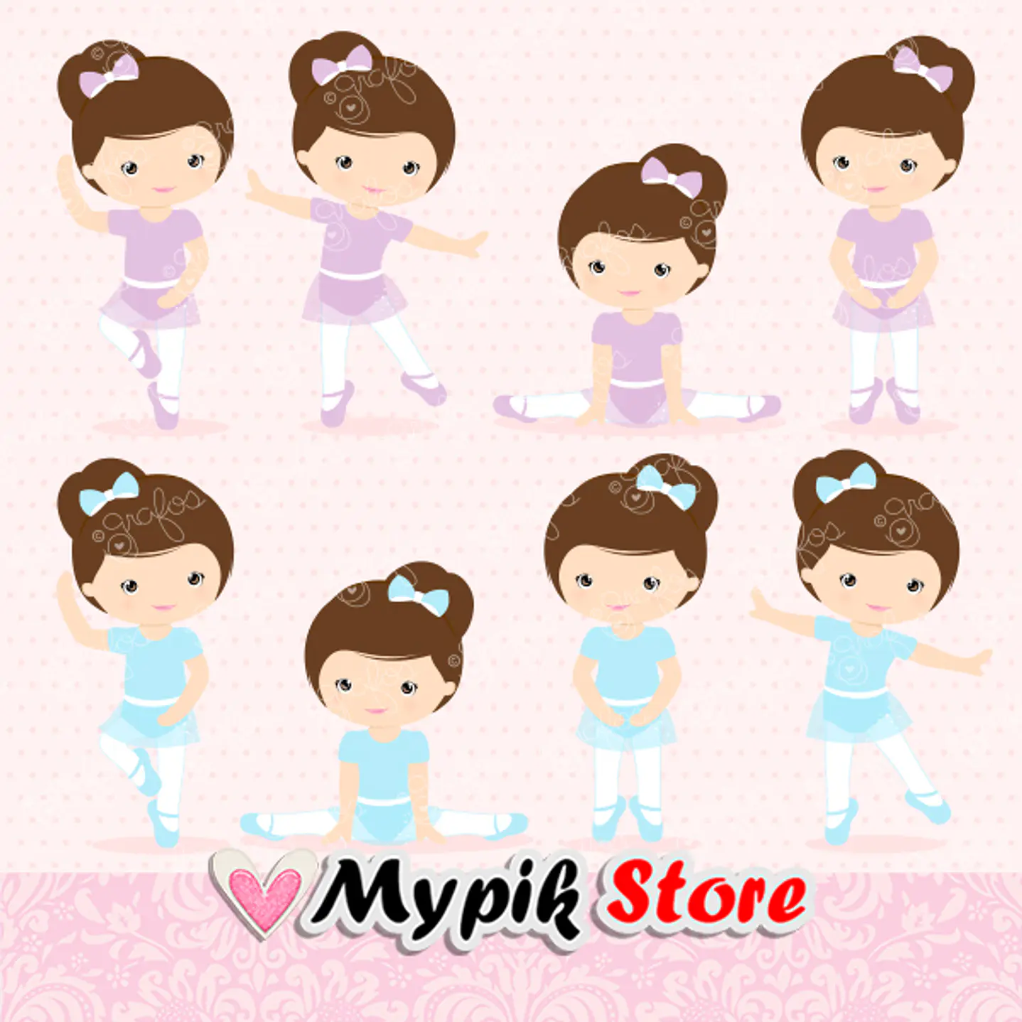 Kit Digital Princesas Bailarina 3