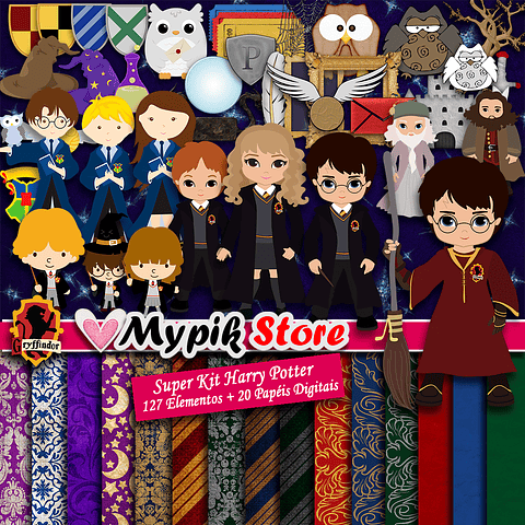 Super Harry Potter para imprimir y personalizar