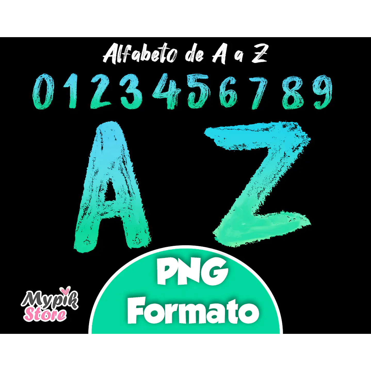 Kit Alfabeto y Números Digital Disney Luca PNG 3