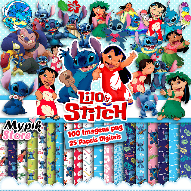 Kit digital Lilo y Stitch