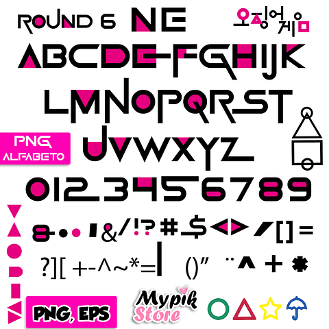 Kit de Alfabeto y Números Digitales - Ronda 6