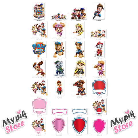 Kit de la película de la Patrulla Canina digital