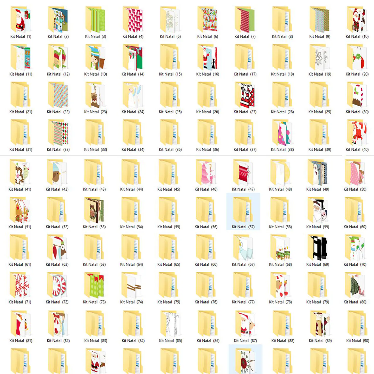 Mega Paquete Navidad con 170 Kits Digitales Imágenes y Papeles Digitales 2