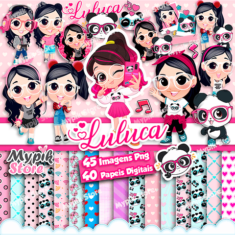 Kit Luluca Digital - Imágenes PNG y Papeles