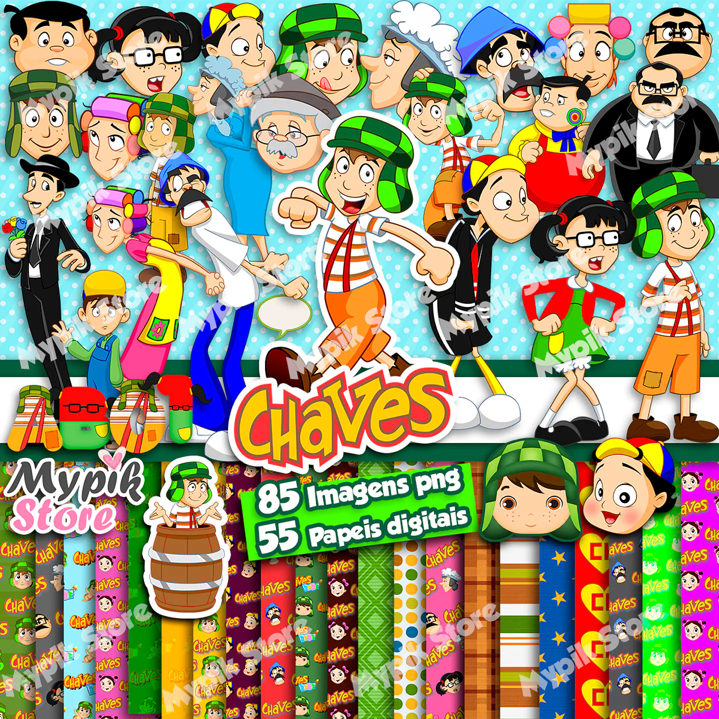 Kit Digital Turma do Chaves 1