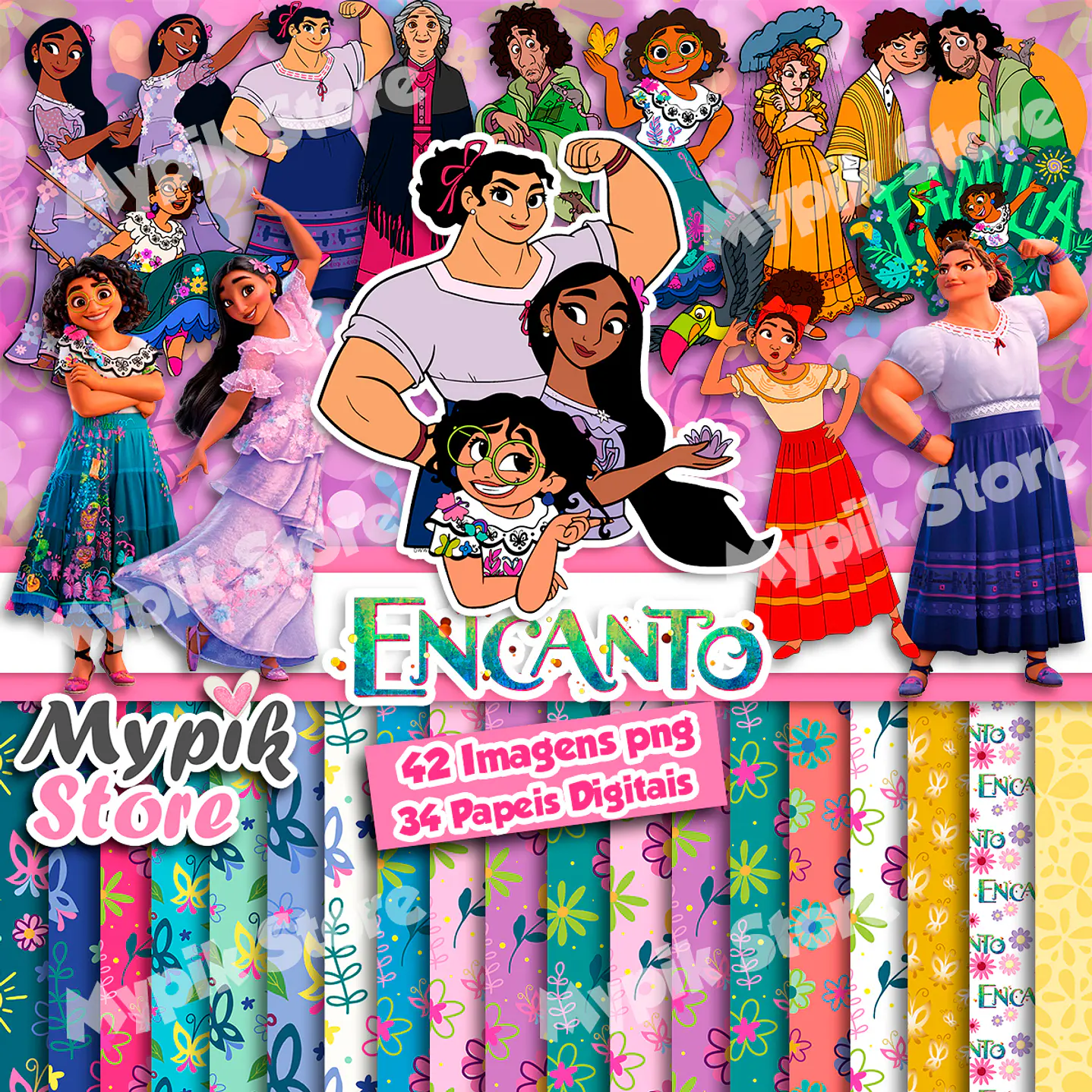Kit digital de encantamiento floral de Disney 2