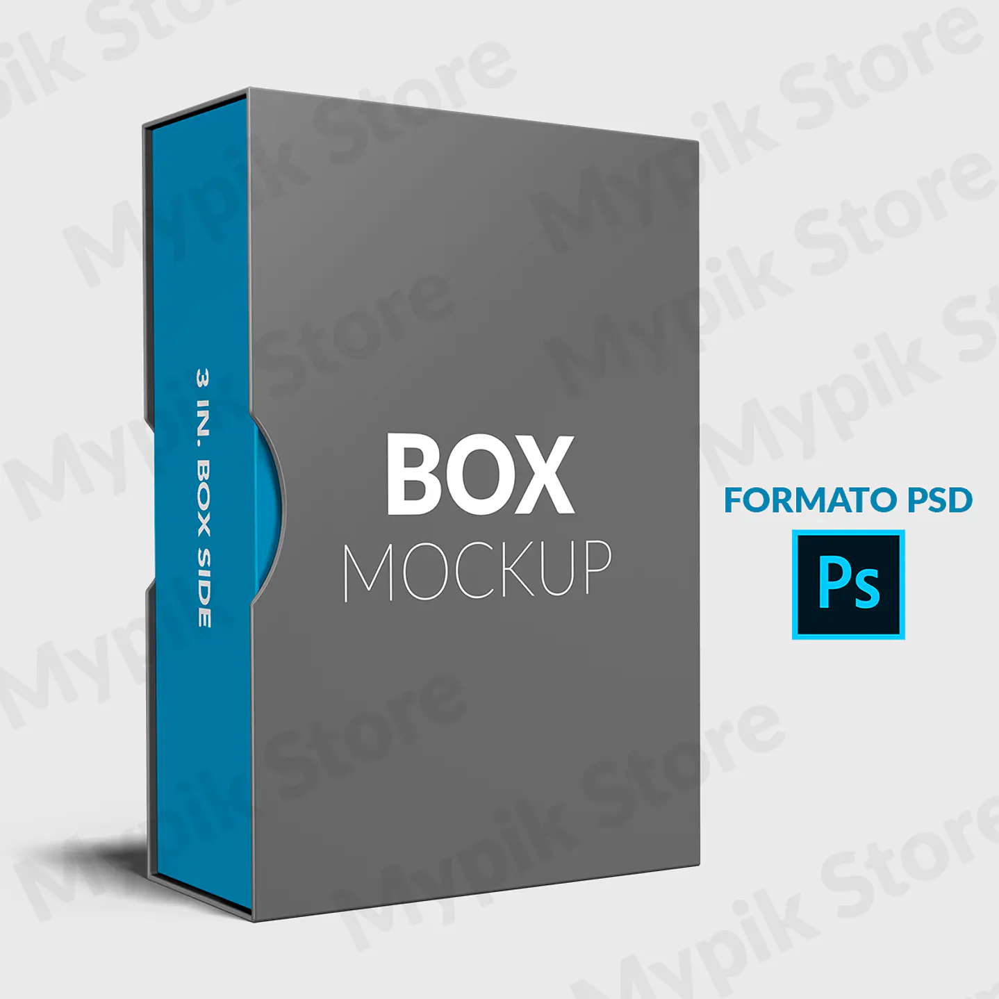Modelo de Caixa Box Mockup  1