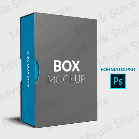 Plantilla de Caja Mockup de Caja