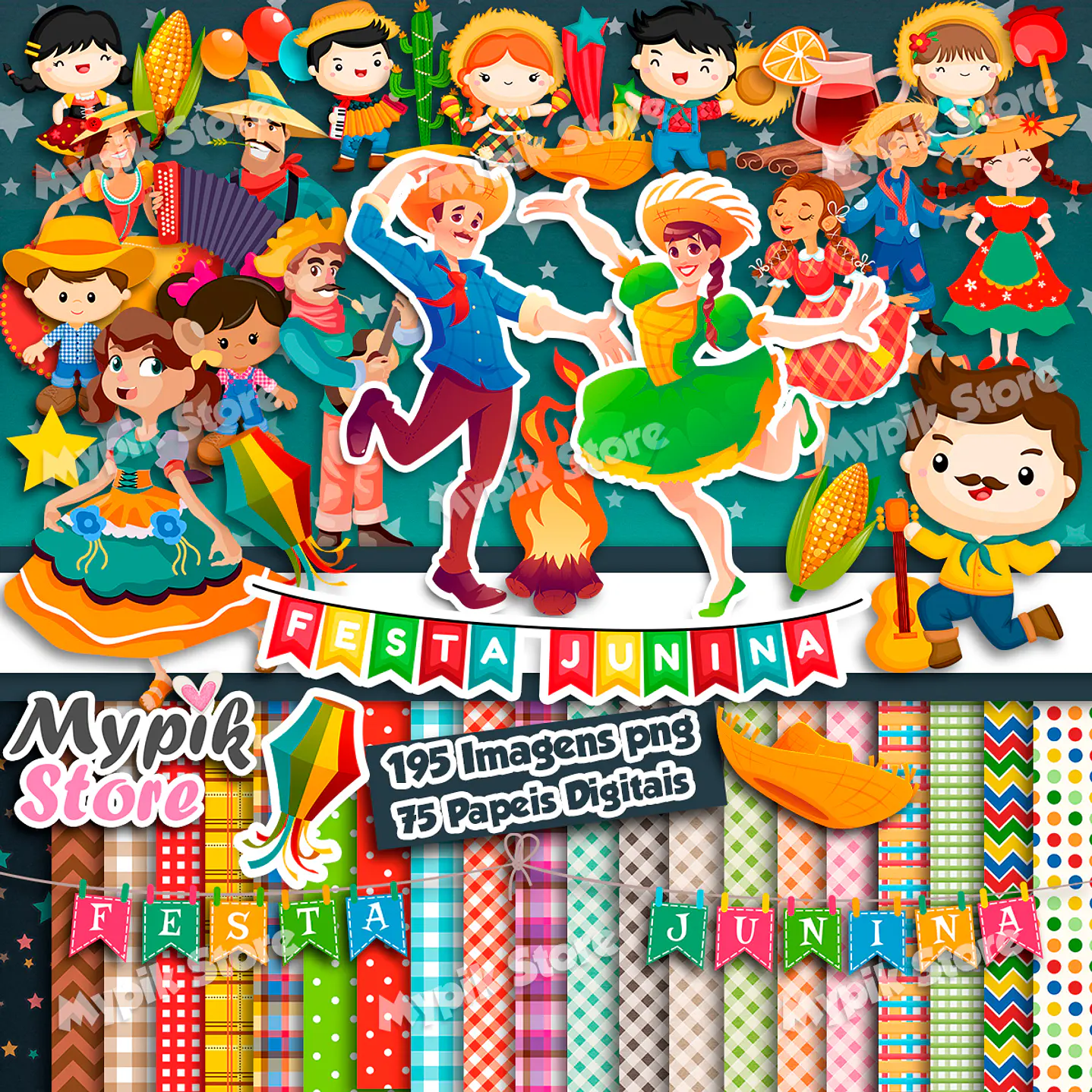 Kit Digital Festa Junina 1