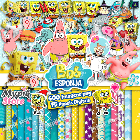 Mega kit digital de Bob Esponja