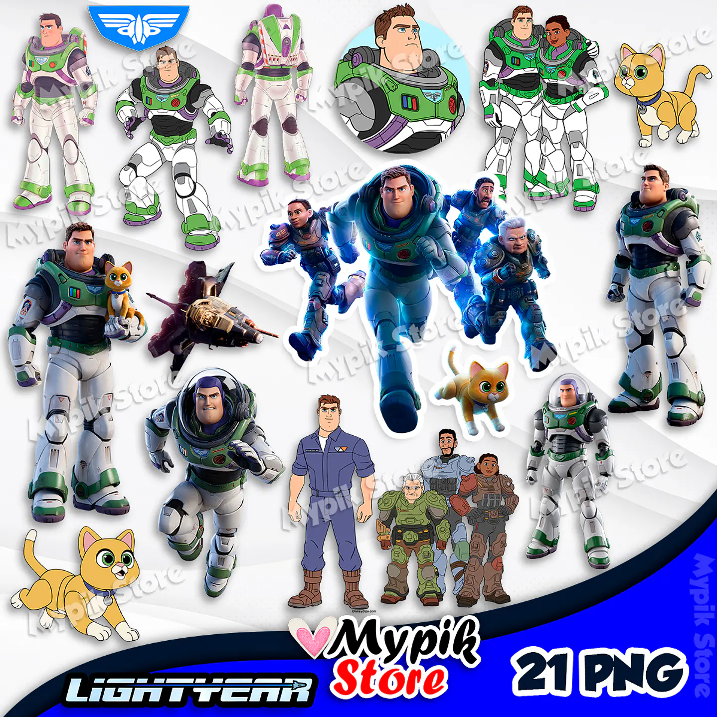 Imágenes del kit digital Buzz Lightyear png 1