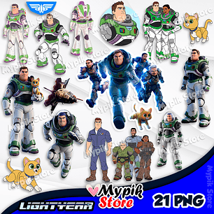 Imágenes del kit digital Buzz Lightyear png