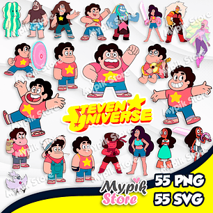 Steven Universe Digital Kit Vectores PNG y SVG