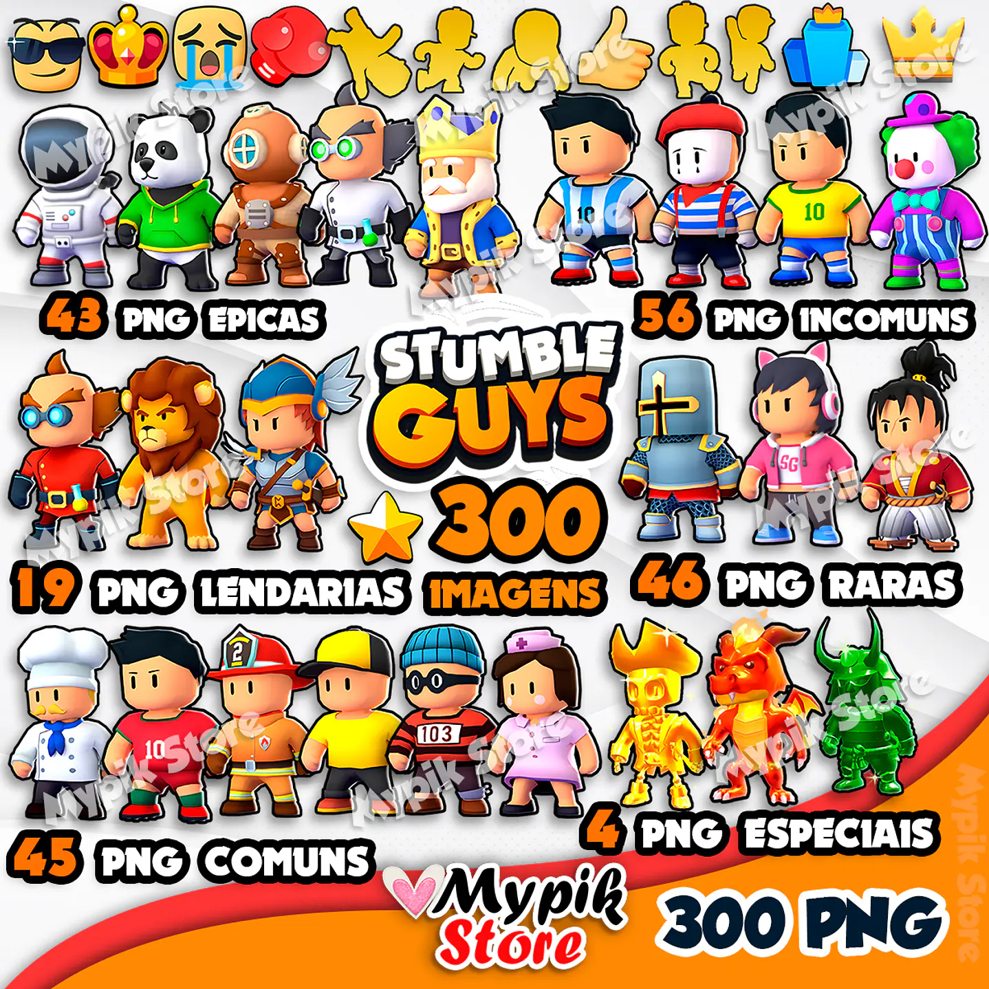 Kit Digital Stumble Guys Imagens Png 1