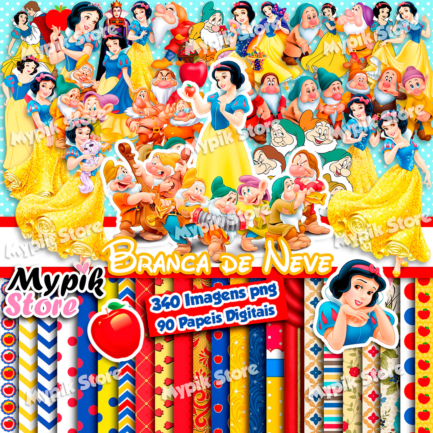 Kit Digital Branca de Neve e os Sete Anões 1