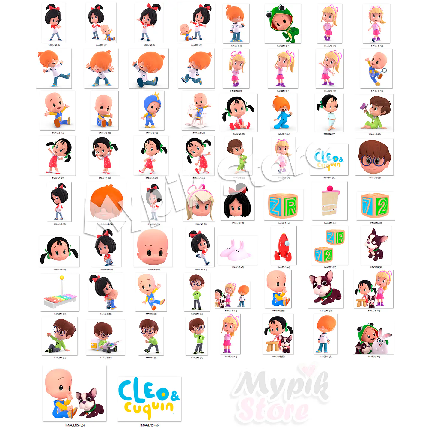 Kit Digital Cleo e Cuquin 2