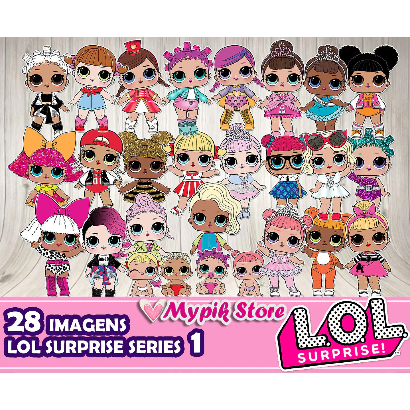 Kit Digital LOL Surprise Series 1 2
