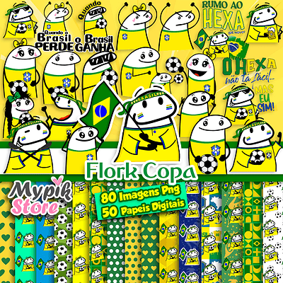 Kit Digital Flork Copa do Mundo 