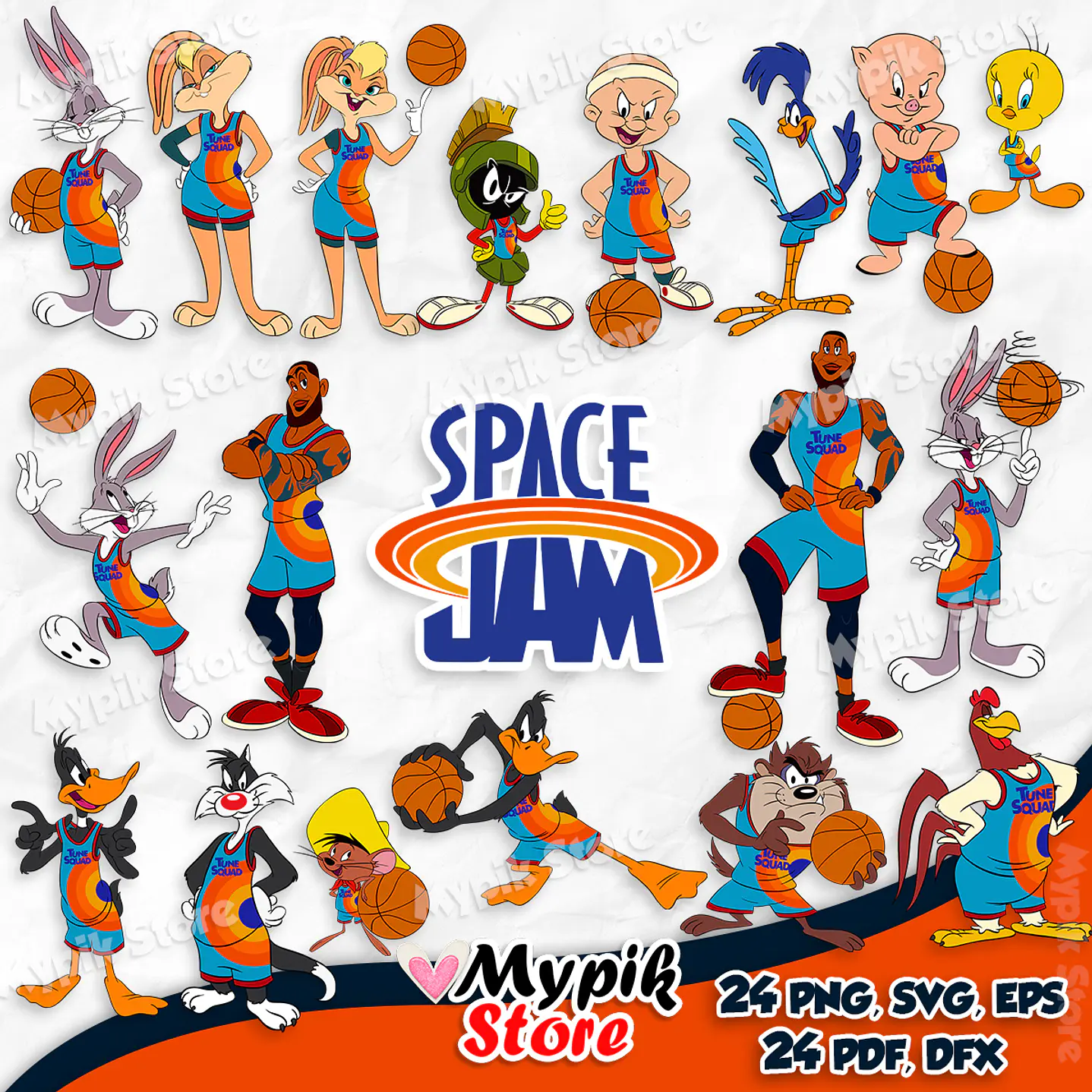 Kit Digital Space Jam imágenes PNG y vectores SVG 1