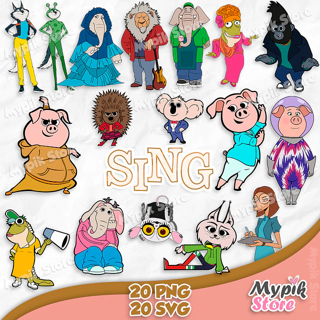 Kit Digital Sing PNG e SVG