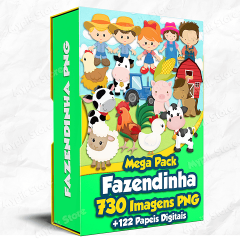Mega Pack Fazendinha 730 Imágenes PNG