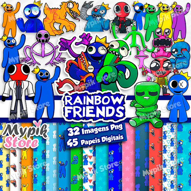 Kit digital Rainbow Friends