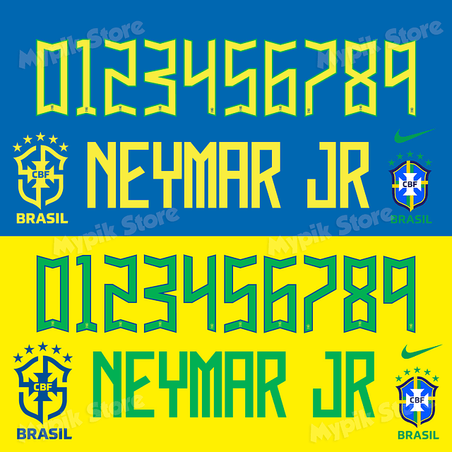 Font Brasil Copa do Mundo 2022 e Símbolos 