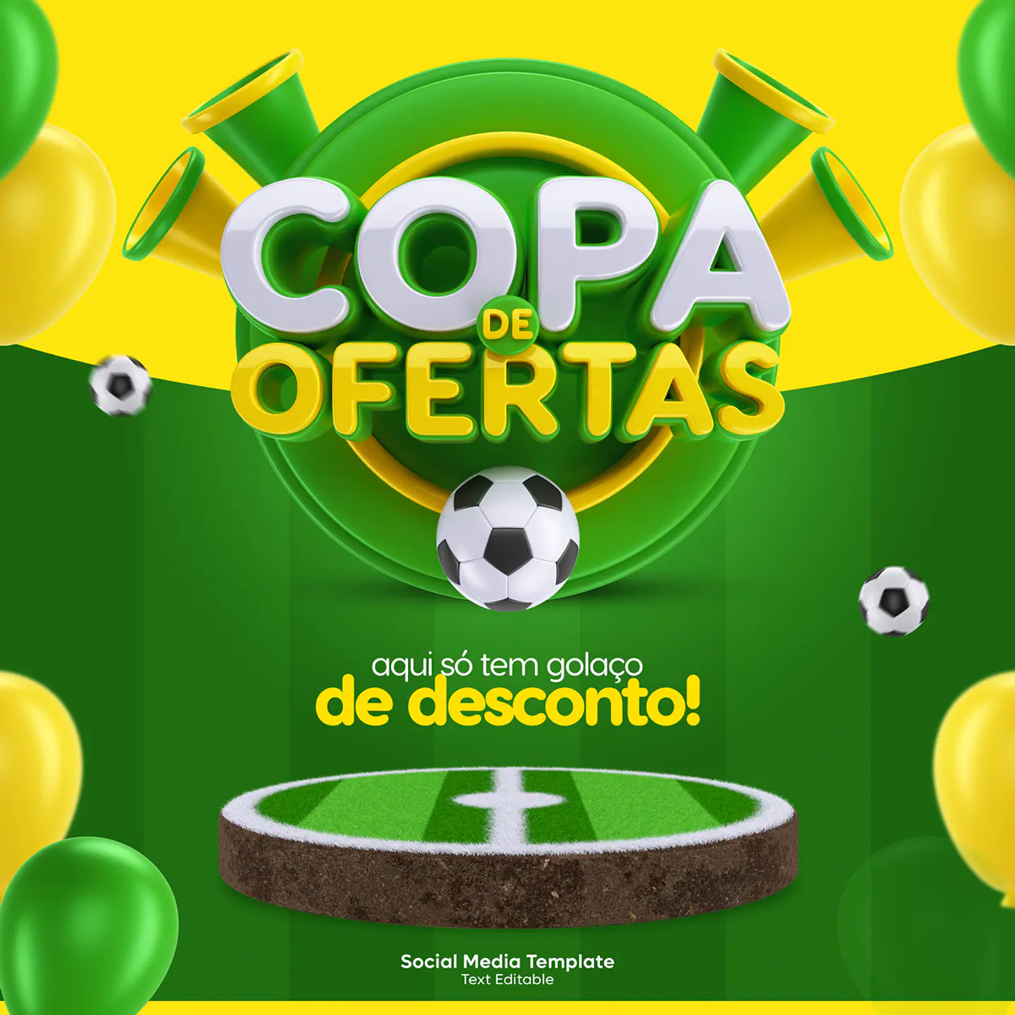 60 Artes Editáveis Copa do Mundo 4