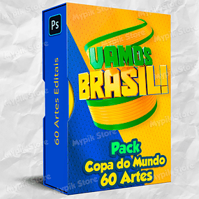 60 Artes Editáveis Copa do Mundo Catar 