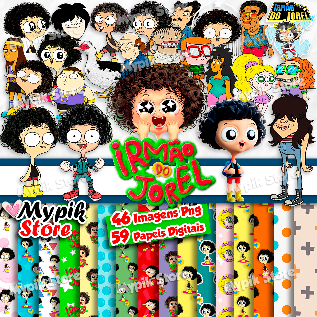 Kit Digital Irmão do Jorel - Imagens PNG 