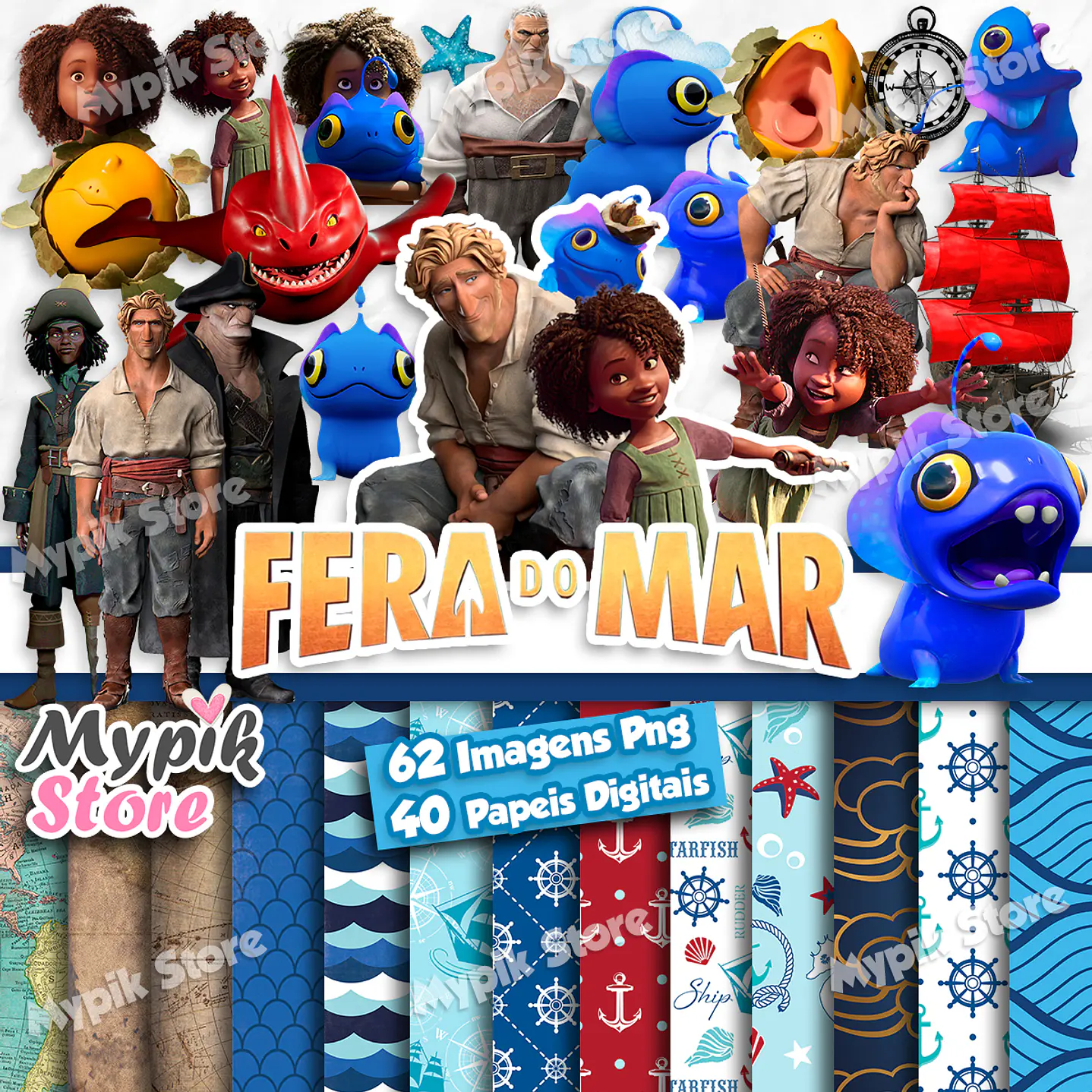 Kit Digital A Fera do Mar 1