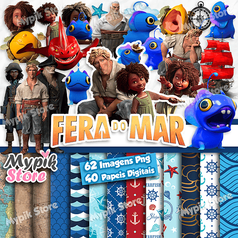 Kit Digital A Fera do Mar