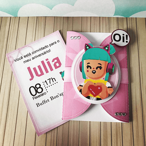 Arquivo de Corte PK XD Rosa