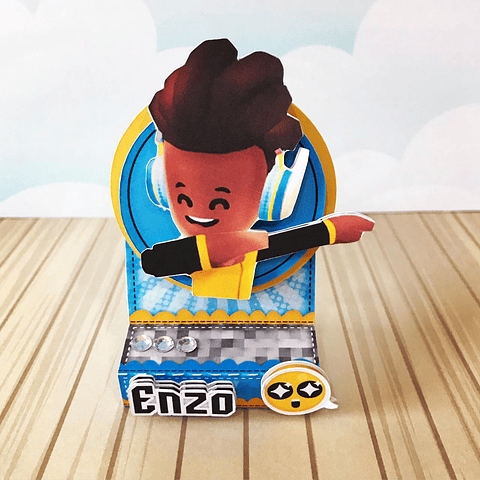 Arquivo de Corte PK XD  Azul Menino