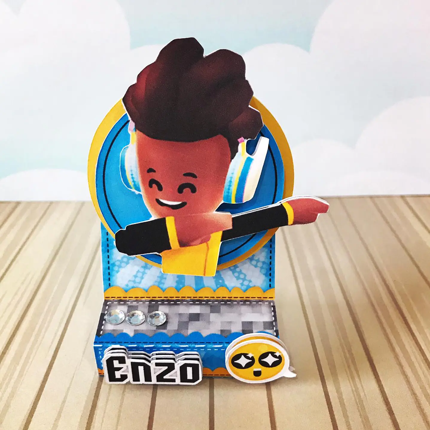 Arquivo de Corte PK XD  Azul Menino 15