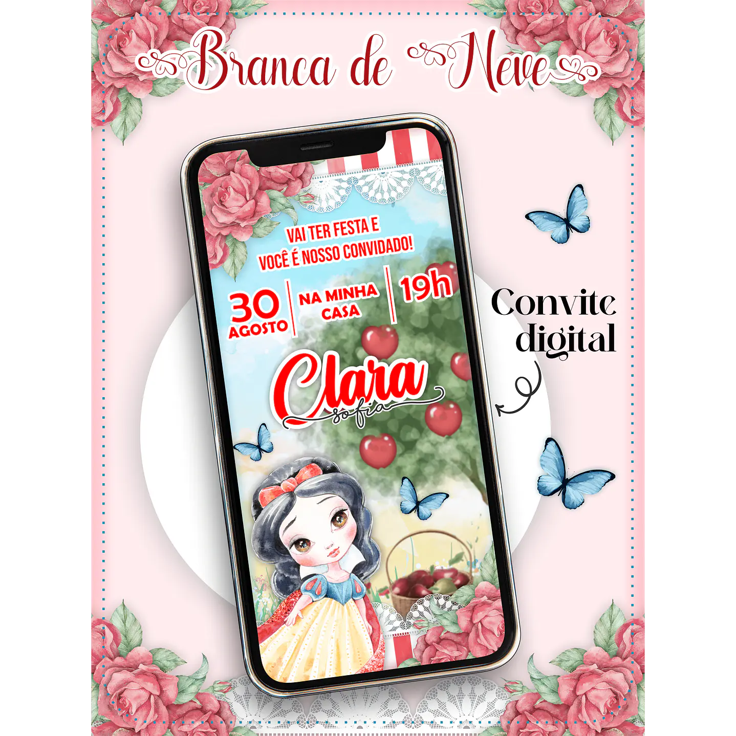 10 Convite Digital - Editável no Corel Draw ﻿ 4