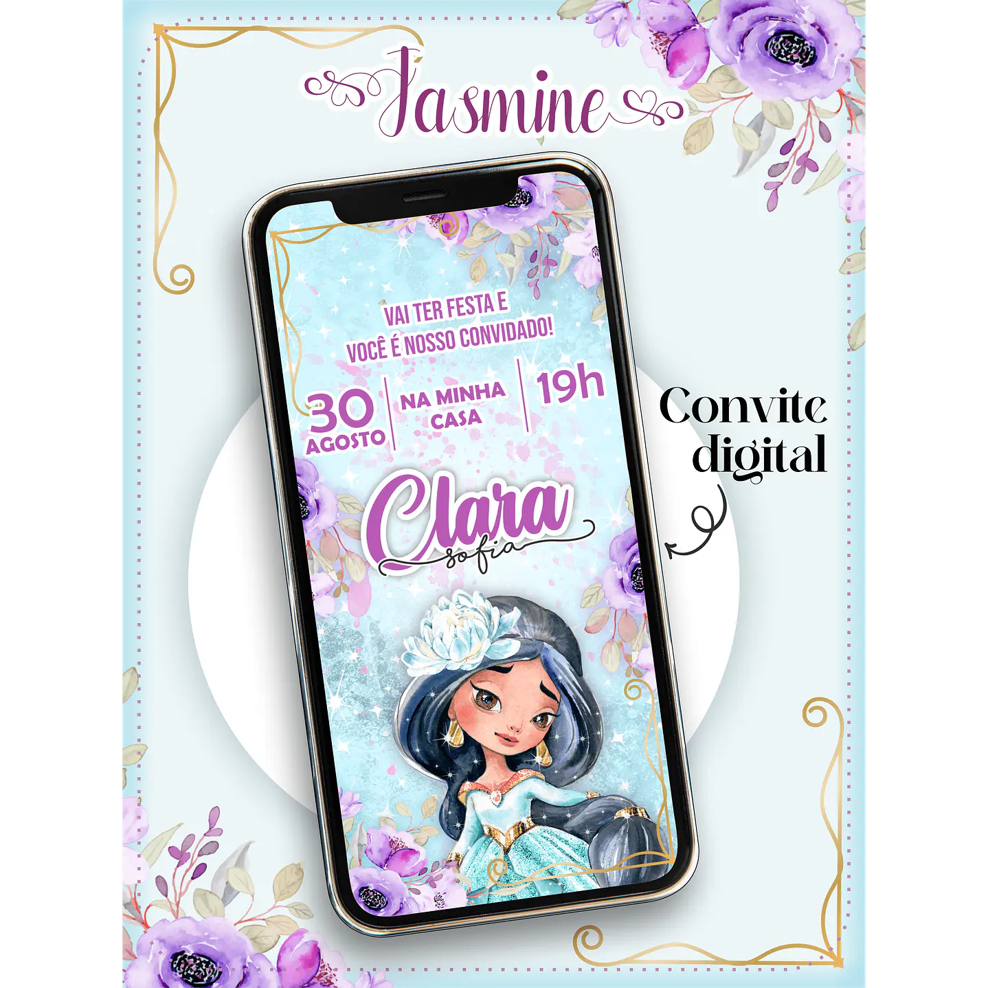 10 Convite Digital - Editável no Corel Draw ﻿ 5