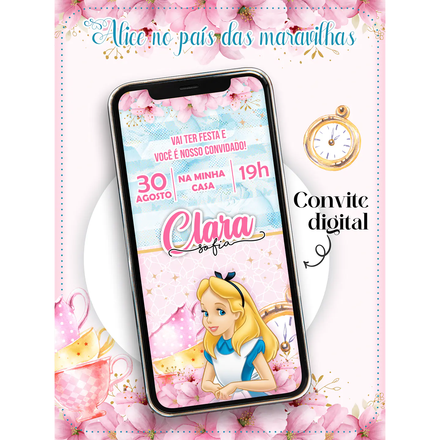 10 Convite Digital - Editável no Corel Draw ﻿ 6