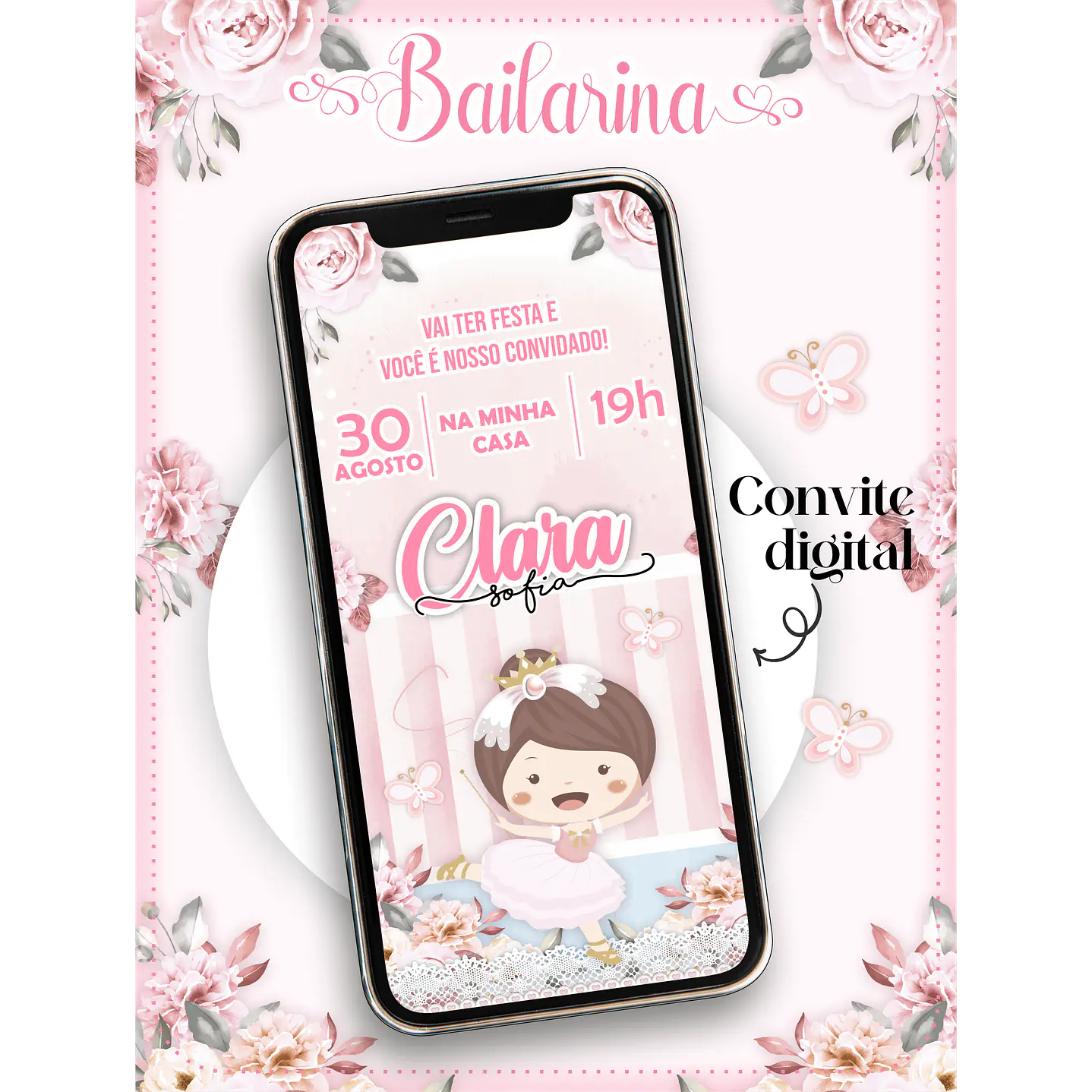 10 Convite Digital - Editável no Corel Draw ﻿ 9