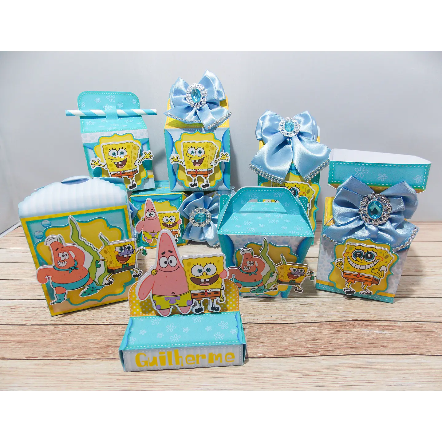 Pack 10 Kits Arquivo de Corte Bob Esponja 6