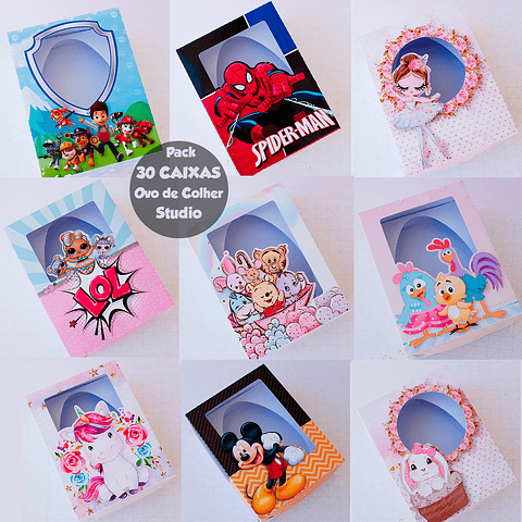 Pack Arquivos de Corte de Ovo de Colher de Páscoa