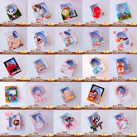 Pack Arquivos de Corte de Ovo de Colher de Páscoa