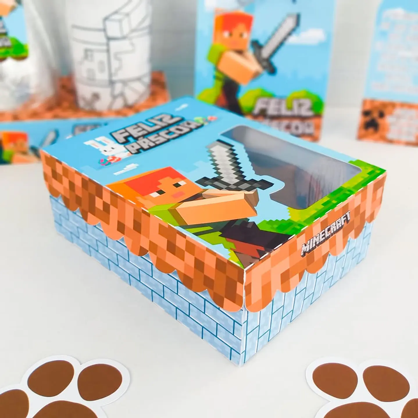 Arquivo de Corte Páscoa Minecraft 3