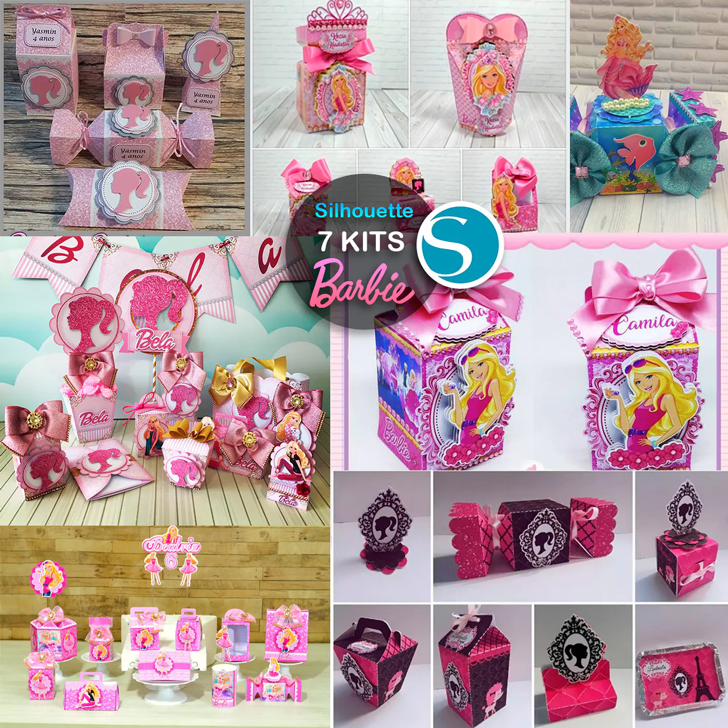 Pack 7 Kits Arquivos de Corte Babie  1