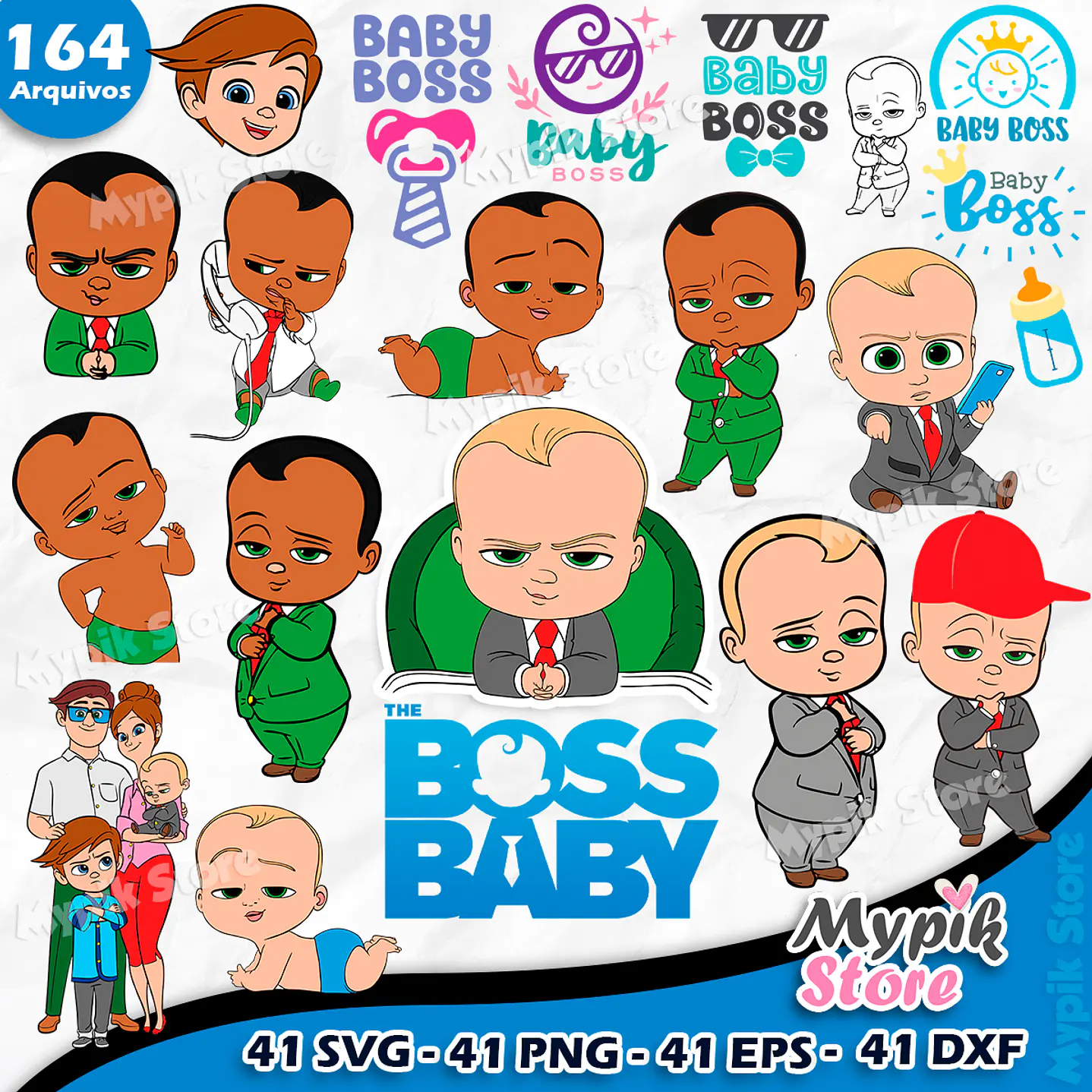 Kit Digital O Poderoso Chefinho Vetor SVG e PNG 1